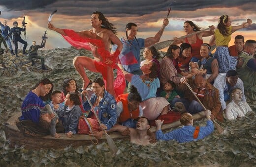 Μια ηρωίδα ρευστού φύλου με ψηλοτάκουνα στη βάρκα των μεταναστών