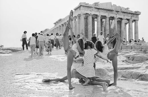 Τουρίστες στην Ακρόπολη τα καλοκαίρια των '80s