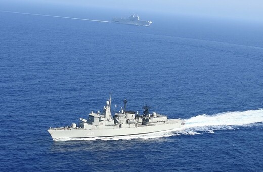 Πώς έγινε η επακούμβηση των φρεγατών στο Αιγαίο - Bίντεο animation