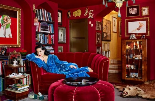 Στο σπίτι της Dita Von Teese