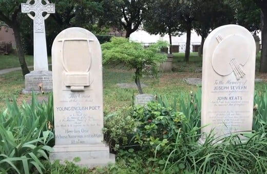 «Κάποιου που τ’ όνομα γράφτηκε στο νερό»: ο γρίφος με τον τάφο του John Keats στη Ρώμη