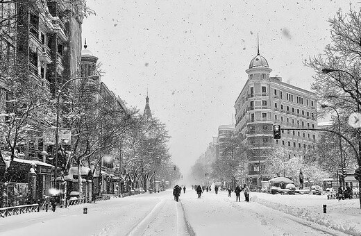 Ισπανία: Στα λευκά όλη η Μαδρίτη - Δύο νεκροί από τη σφοδρή χιονοθύελλα «Φιλομένα»