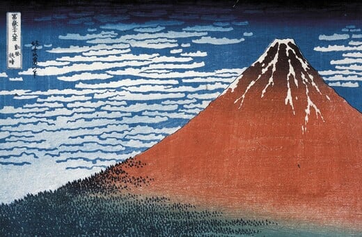 Ο Hokusai πίσω από το Μεγάλο Κύμα