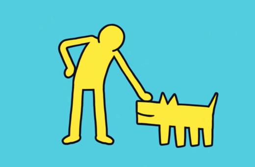 Η ιστορία των σκύλων, εμπνευσμένη από τον Keith Haring
