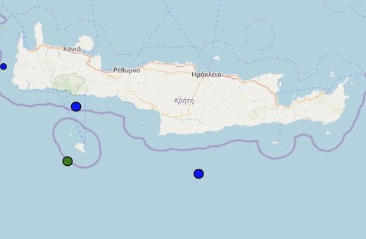 Σεισμός 3,9 Ρίχτερ ανοιχτά της Κρήτης