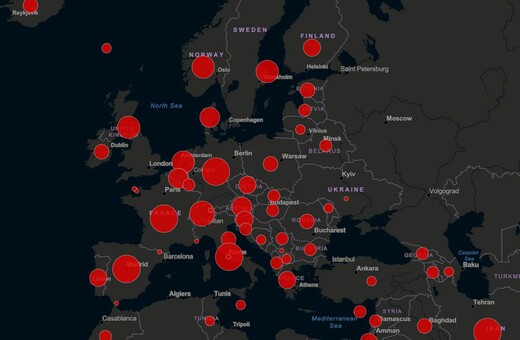 Κορωνοϊός: Η πανδημία «σαρώνει» την Ευρώπη - Έσπασε το φράγμα των 2.000 νεκρών