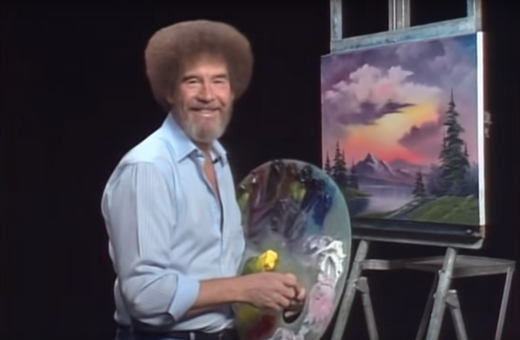 O Bob Ross απέκτησε τη δική του Ψηφιακή γκαλερί τέχνης με 401 έργα