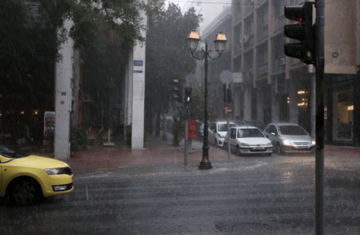 Καιρός: Ισχυρές καταιγίδες και χαλάζι στην Αθήνα (ΒΙΝΤΕΟ)