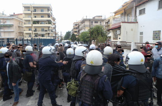 Θεσσαλονίκη: Νέα επεισόδια με μολότοφ και πέτρες έξω από το σχολείο ΕΠΑΛ στη Σταυρούπολη