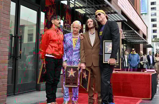 Οι Red Hot Chili Peppers απέκτησαν αστέρι στη Λεωφόρο της Δόξας στο Χόλιγουντ 