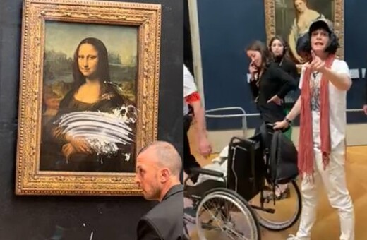 Άνδρας μεταμφιεσμένος σε ηλικιωμένη γυναίκα πέταξε τούρτα στη Μόνα Λίζα 