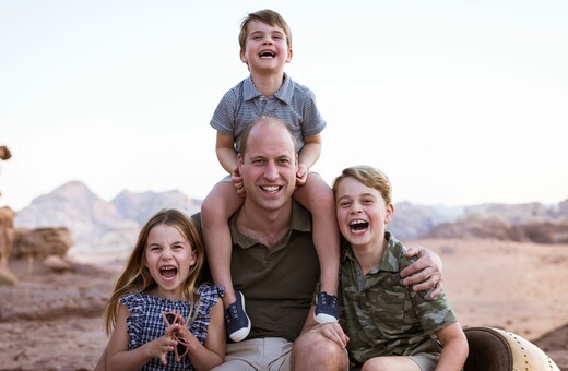 Prince William Marks Father's Day by Sharing New Photo With Children Charlotte, George and Louis