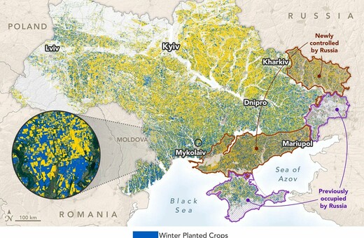 Η Ρωσία ελέγχει το 22% της ουκρανικής αρόσιμης γης
