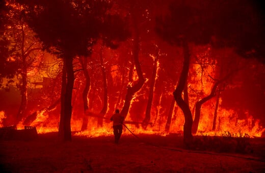 Συνεχίζεται η μάχη με τις φλόγες στη Δαδιά Έβρου – Μέσα στον οικισμό η φωτιά στα Βατερά Λέσβου