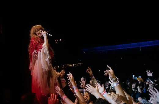 Florence Welch Receives a Fake 'Bloody Severed Hand' Onstage, Jokes That She'll 'Eat This Later'