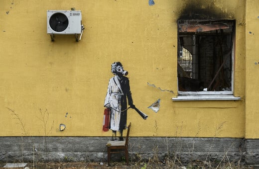 Banksy confirms seven new murals in Ukraine