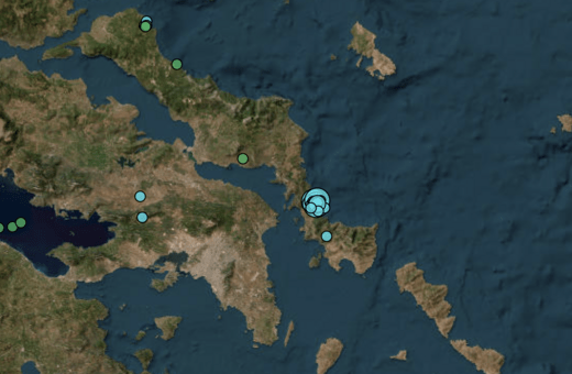 Μπαράζ σεισμών στην Εύβοια: 4,1 και 4,2 Ρίχτερ μετά τα 4,7