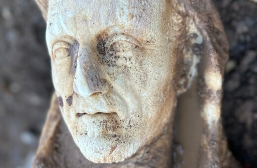 Άγαλμα του Ηρακλή, της ρωμαϊκής περιόδου, εντοπίστηκε κατά τη διάρκεια εργασιών στη Ρώμη