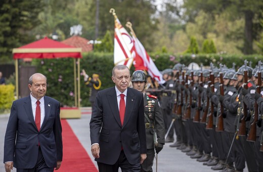 Ερντογάν από τα Κατεχόμενα: Αν εμποδίσουν την ειρήνη στο Αιγαίο, θα δράσουμε διαφορετικά