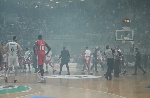 Basket League: Διακοπή στο Παναθηναϊκός - Ολυμπιακός λόγω καπνογόνων