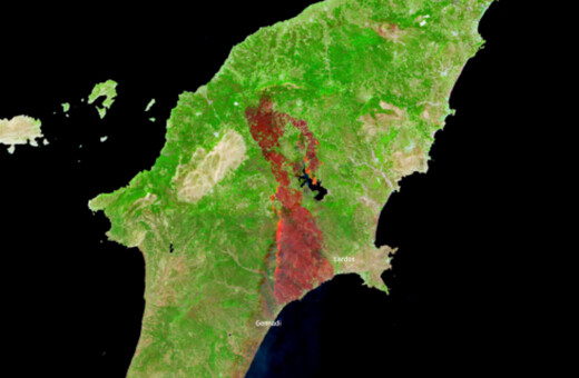 Φωτιά στη Ρόδο - Δορυφορικές εικόνες: Κάηκαν πάνω από 107.000 στρέμματα
