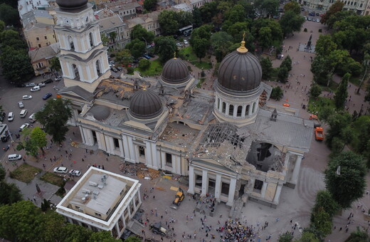 Οδησσός: Καταστράφηκε από βομβαρδισμούς ο καθεδρικός ναός της Μεταμόρφωσης