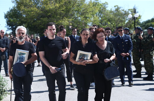 Θρήνος στο Κιλκίς στην κηδεία πιλότου