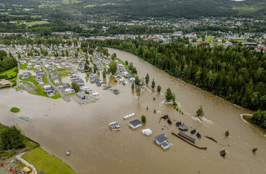 Dam partly collapses in Norway as Storm Hans continues to cause chaos