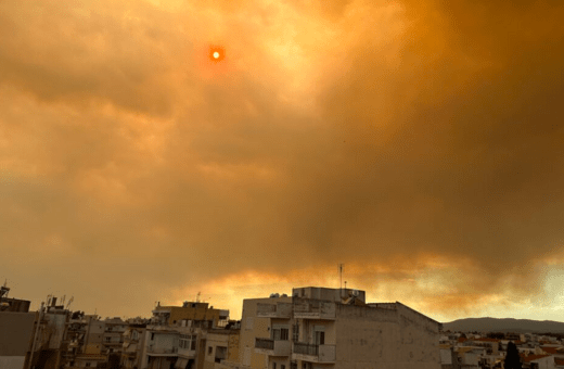 Απόκοσμες εικόνες από τη φωτιά στην Αλεξανδρούπολη- «Χάθηκε» ο ήλιος 