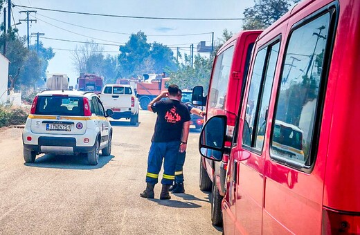 Νέα φωτιά στη Βοιωτία- 24 πυροσβέστες και εναέρια μέσα στην κατάσβεση