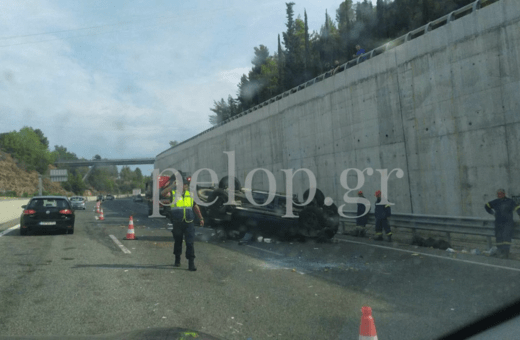 Μία νεκρή γυναίκα από τροχαίο στην εθνική οδό Αθηνών-Πατρών