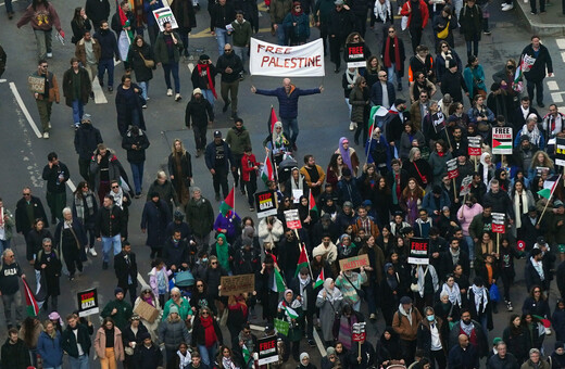 Λονδίνο: Πάνω από 300.000 διαδηλωτές στην πορεία υπέρ της Παλαιστίνης