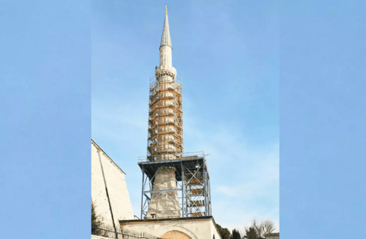 Ρωγμή σε μιναρέ της Αγια-Σοφιάς