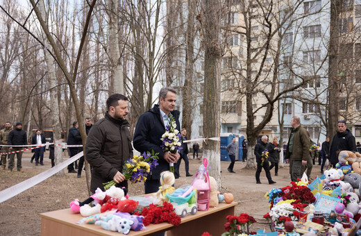 Η επίσκεψη του Κυριάκου Μητσοτάκη στην Οδησσό μέσα από 17 φωτογραφίες