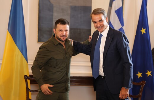 Ξαφνική επίσκεψη Μητσοτάκη στο Κίεβο και συνάντηση με Ζελένσκι