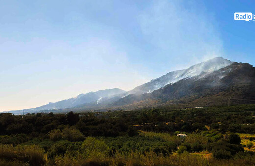 Φωτιά στο Λασίθι: Χωρίς ενεργό μέτωπο