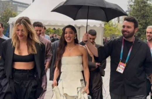 Eurovision 2024: Marina Satti on the turquoise carpet of the event