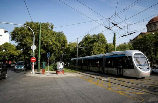 Διακόπηκε η κυκλοφορία στη στάση «Συγγρού-Φιξ» του τραμ