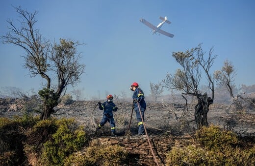 Φωτιά στην Ηλεία: Ένας νεκρός στη Μυρτιά