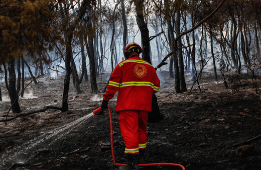 Συνελήφθη ένας 35χρονος για τη φωτιά στα Γλυκά Νερά