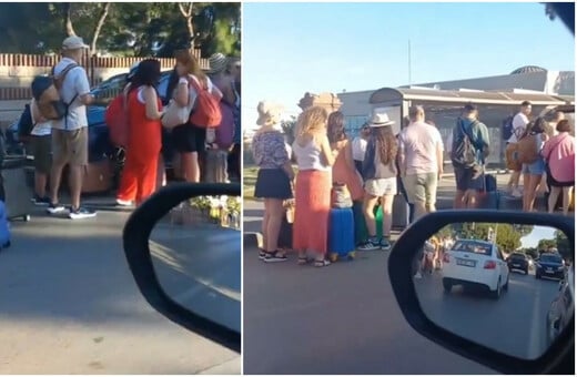 Ουρές εκατοντάδων μέτρων στο Αϊβαλί από Τούρκους που περιμένουν να πάνε στη Λέσβο