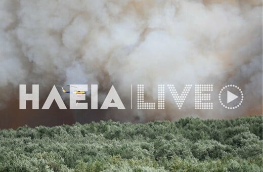 Φωτιά τώρα στην Ηλεία - Μήνυμα 112 για εκκένωση από τρεις οικισμούς προς Αμαλιάδα