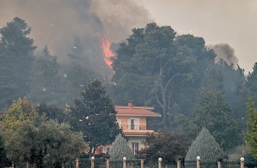 Φωτιά στην Ηλεία: Κάηκαν σπίτια - Τρία ενεργά μέτωπα σε Γεράκι, Πανόπουλο και Μανωλάδα 