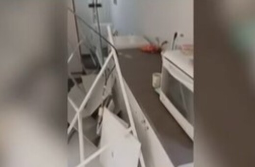 Γραμματικό: Κατέρρευσε η ψευδοροφή νηπιαγωγείου που στεγάζεται σε εξέδρες γηπέδου