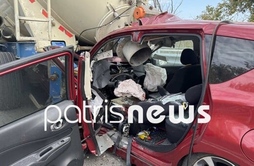 Τροχαίο δυστύχημα στην Ηλεία: Μια νεκρή μετά από σφοδρή σύγκρουση ΙΧ