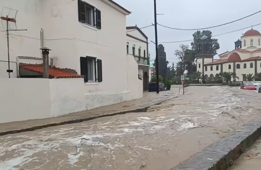 Η κακοκαιρία Bora πλήττει τη Λήμνο: Αναφορές για εγκλωβισμένους, ζημιές και μη πόσιμο νερό