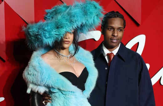 British Fashion Awards: Η εντυπωσιακή εμφάνιση της Rihanna και του A$AP Rocky στο κόκκινο χαλί