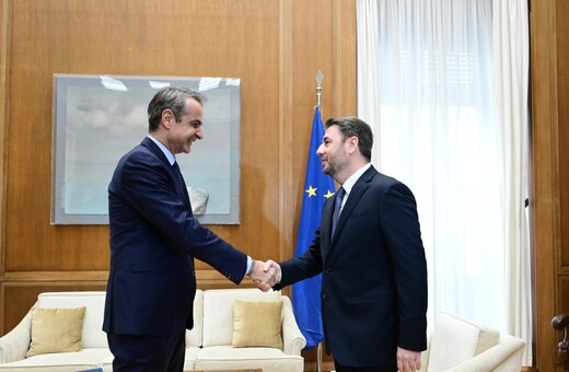 Πρώτη συνάντηση Μητσοτάκη με Ανδρουλάκη από το 2021 - Ο διάλογός τους