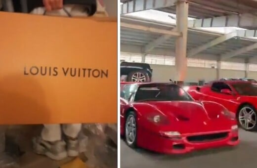Louis Vuitton, Ferrari και Lamborghini: Ο «θησαυρός» που βρήκαν οι Σύροι στις οικίες του Άσαντ
