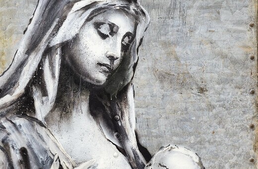 Το νέο αντιπολεμικό έργο του Banksy με την Παναγία 